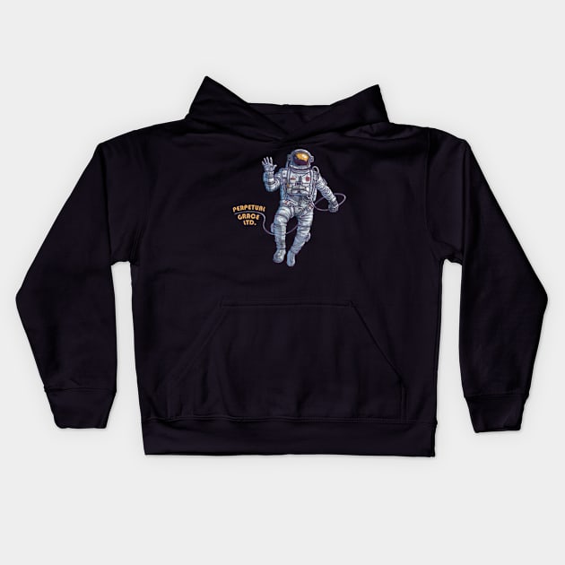 Perpetual Grace Ltd. Astronaut Kids Hoodie by Contentarama